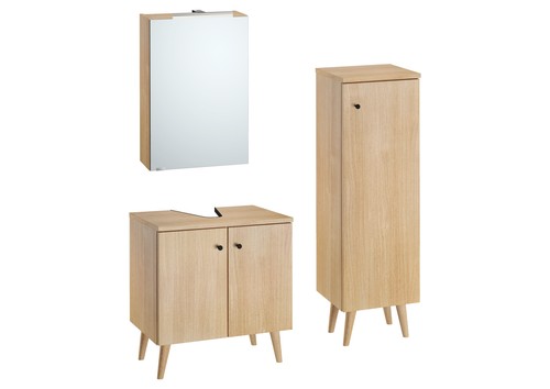 Set mobili bagno rovere - set,